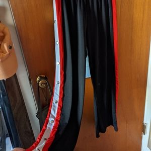 Y2K Snap Up Track Pants